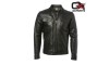 Edinburgh Black Leather Jacket