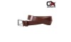 Oxports Dark Brown Genuine Leather Belt For Men