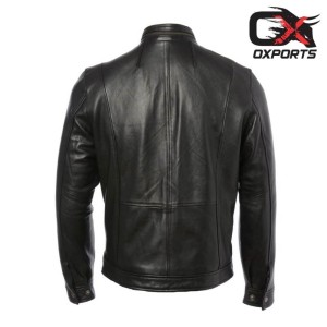 Edinburgh Black Leather Jacket 