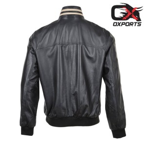 Kiev Bomber Leather Jacket