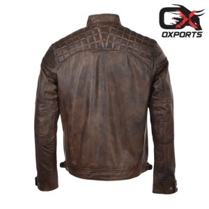 Lucerne Timber Biker Leather Jacket