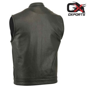 Verdon Gorge Motorcycle Leather Vest