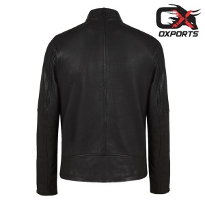 York Black Leather Jacket